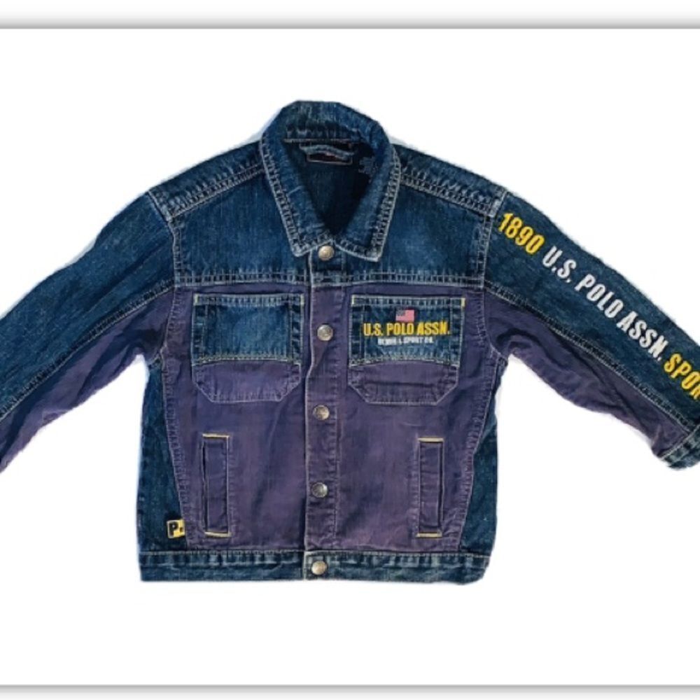 Boys US Polo Assn jean jacket size 4
